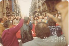 Manifestación de los trabajadores de ITT por la defensa de sus puestos de trabajo