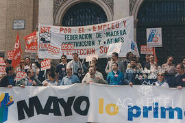Manifestación del 1º de Mayo de 1996 en Zaragoza