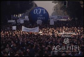 Manifestación contra el racismo y la xenofobia