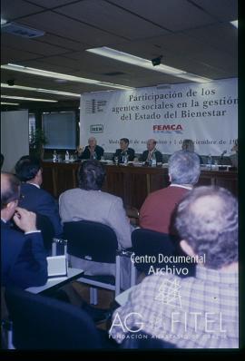 Jornadas sobre la participación de los agentes sociales en la gestión del Estado de bienestar