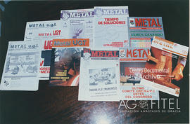 Revista nº 100 «Metal UGT». Selección de portadas de la revista a lo largo del tiempo