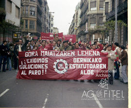 Manifestación del 1º de Mayo de 1979 en San Sebastián