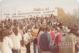 Manifestación contra la OTAN