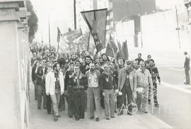 Manifestación del 1º de Mayo de 1979 en Madrid