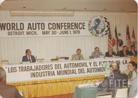 Conferencia mundial de la Federación Internacional de Trabajadores de Industrias Metalúrgicas —FI...