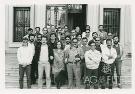 Retrato de grupo de miembros de UGT Valencia