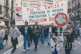 Manifestación del 1º de Mayo de 1996 en Zaragoza