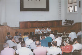 Rueda de prensa en Cádiz de Manuel Fernández López, secretario general de UGT-Metal en
