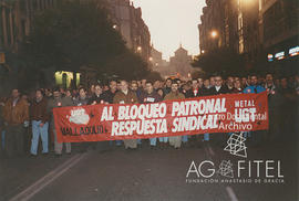 Manifestación por las calles de Valladolid