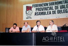 Asamblea de delegados de la Federación Siderometalúrgica de Valencia