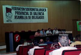 Asamblea de delegados de la Federación Siderometalúrgica de Valencia