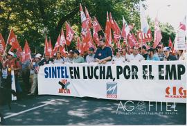 Manifestación de Sintel