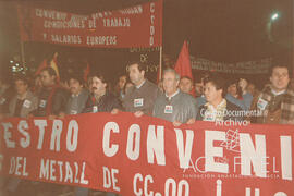 Manifestación metalúrgica en Cataluña