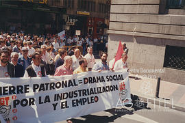 Manifestación del 1º de Mayo de 1997 en Valladolid