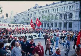 Manifestación del 1º de Mayo de 1996 en Madrid