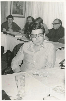 José Luis Daza Somolinos durante un Comité Federal