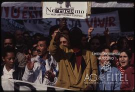 Manifestación contra el racismo y la xenofobia