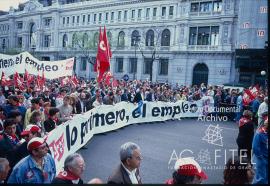 Manifestación del 1º de Mayo de 1996 en Madrid