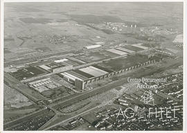 Vista aérea de la fábrica Volkswagen