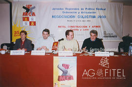 Jornadas Regionales de Política Sindical, Ordenación y Articulación. Negociación Colectiva 2000 MCA-UGT Castilla y León