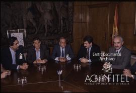 Firma del covenio de colaboración entre las mutuas de accidentes de trabajo y la Fundación Labora...