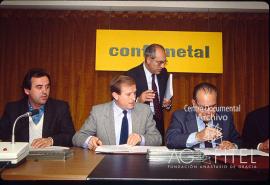 Firma del convenio de la Confederación Española de Organizaciones Empresariales del Metal —CONFEM...