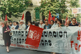 La sección sindical de TRAGSA durante una manifestación