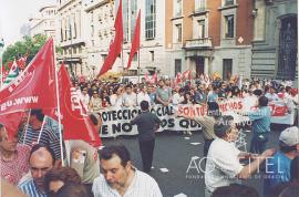 Manifestación por el empleo y la protección social