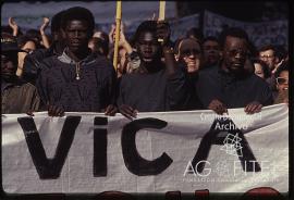 Manifestación contra el racismo y la xenofobia