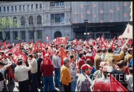 Manifestación del 1º de Mayo de 1996 en Madrid