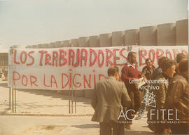 Huelga de trabajadores de Tubos Borondo por el convenio laboral