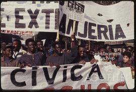 Manifestación contra el racismo y la xenofobia