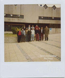Retrato de grupo de miembros de UGT-Metal de Galicia