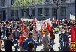 Manifestación del 1º de Mayo de 1996 en Madrid