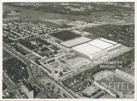 Vista aérea de la fábrica Volkswagen