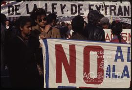 Manifestación contra el racismo y la xenofobia