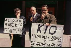 Protestas contra el grupo KIO