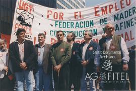 Manifestación del 1º de Mayo de 1996 en Zaragoza