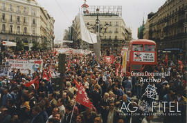 Manifestación 1º de Mayo por la calles de Madrid