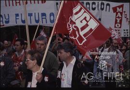 Manifestación del 1º de Mayo de 1992 en Madrid