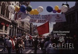 Manifestación del 1º de Mayo de 1992 en Madrid