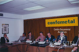 Rueda de prensa posterior a la firma del acuerdo con Confemetal sobre dialogo social y negociación colectiva