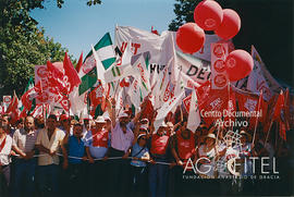 Huelga general y manifestación el 20 de junio de 2002 en Sevilla