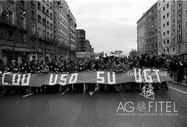 Manifestación por la firma del Convenio del Metal de Madrid