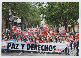 Manifestación del 1º de Mayo de 1999 en Valencia