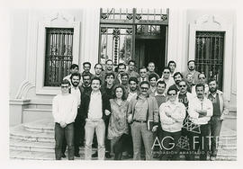 Retrato de grupo de miembros de UGT Valencia