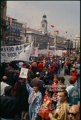 Manifestación del 1º de Mayo de 1993 en Madrid