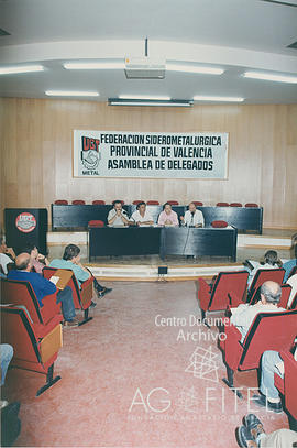 Asamblea de delegados de la Federación Siderometalúrgica de Valencia