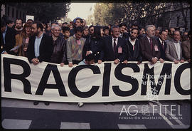 Manifestación contra el racismo y la xenofobia
