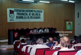 Asamblea de delegados de la Federación Siderometalúrgica de Valencia